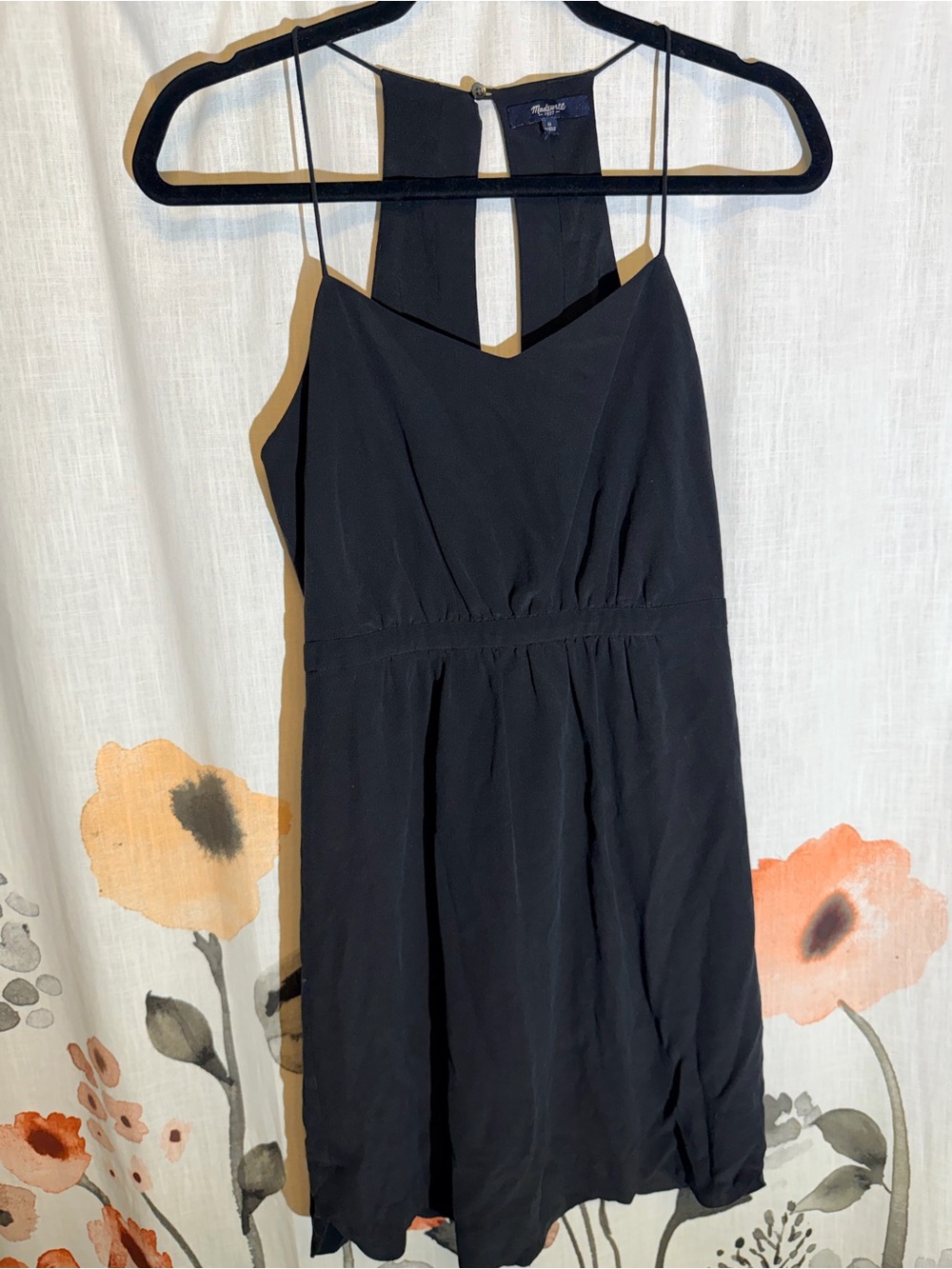 Madewell 100% Silk Black Dress – Size 0 - Picture 4 of 12